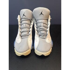 Air Jordan Retro 13 GG (Grade School) White Italy‎ Blue 2017 Size 6 Y  PRE OWNED